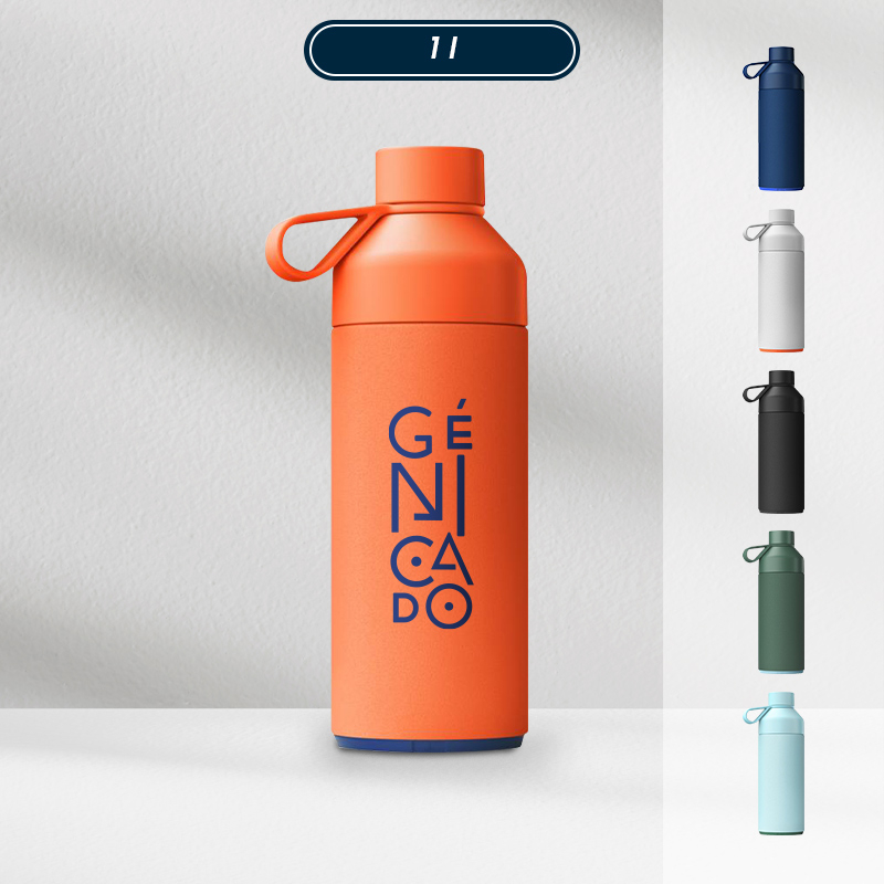 Gourde isotherme 1000 ml plastique recyclé