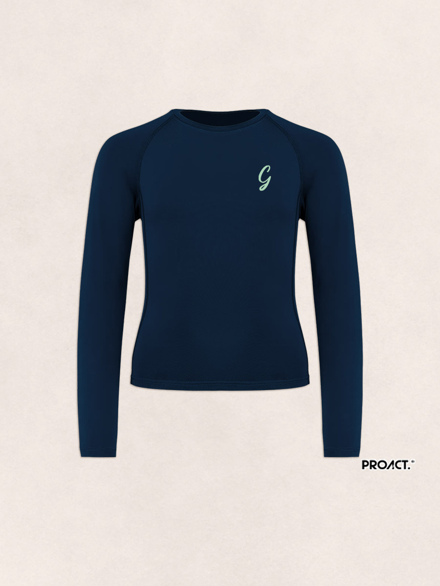 T-shirt double peau sport manches longues enfant personnalisable