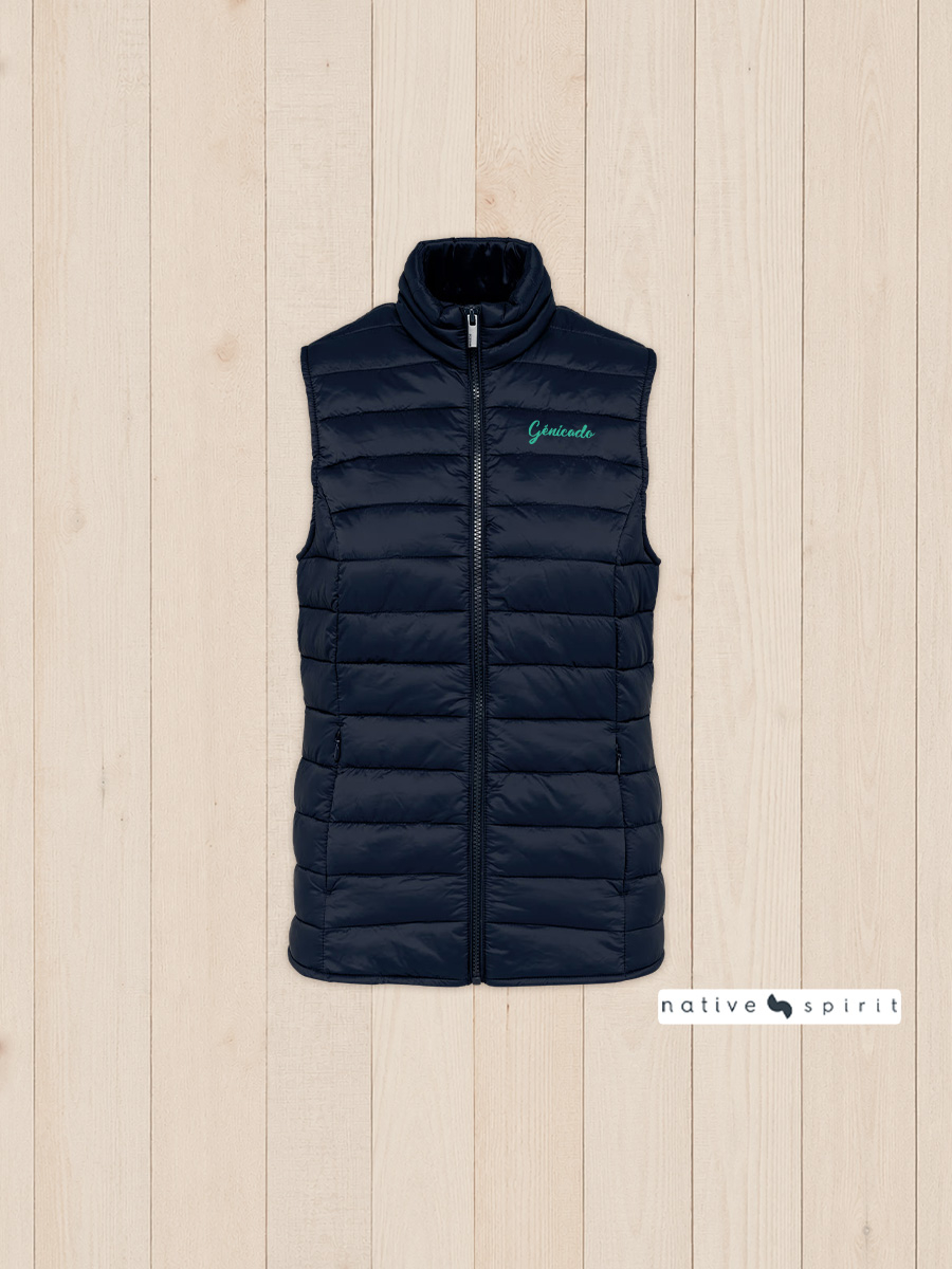 Bodywarmer personnalisé recyclé léger 35g