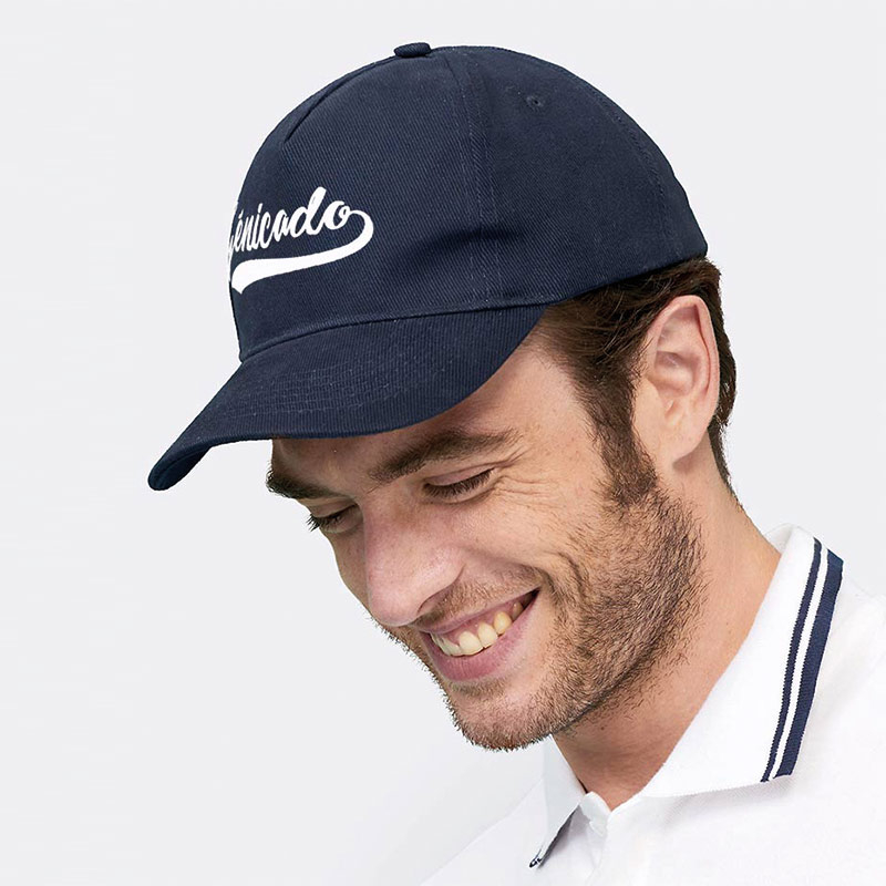 Casquette 5 panneaux coton