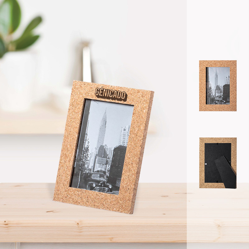 Cadre photo naturel en liège