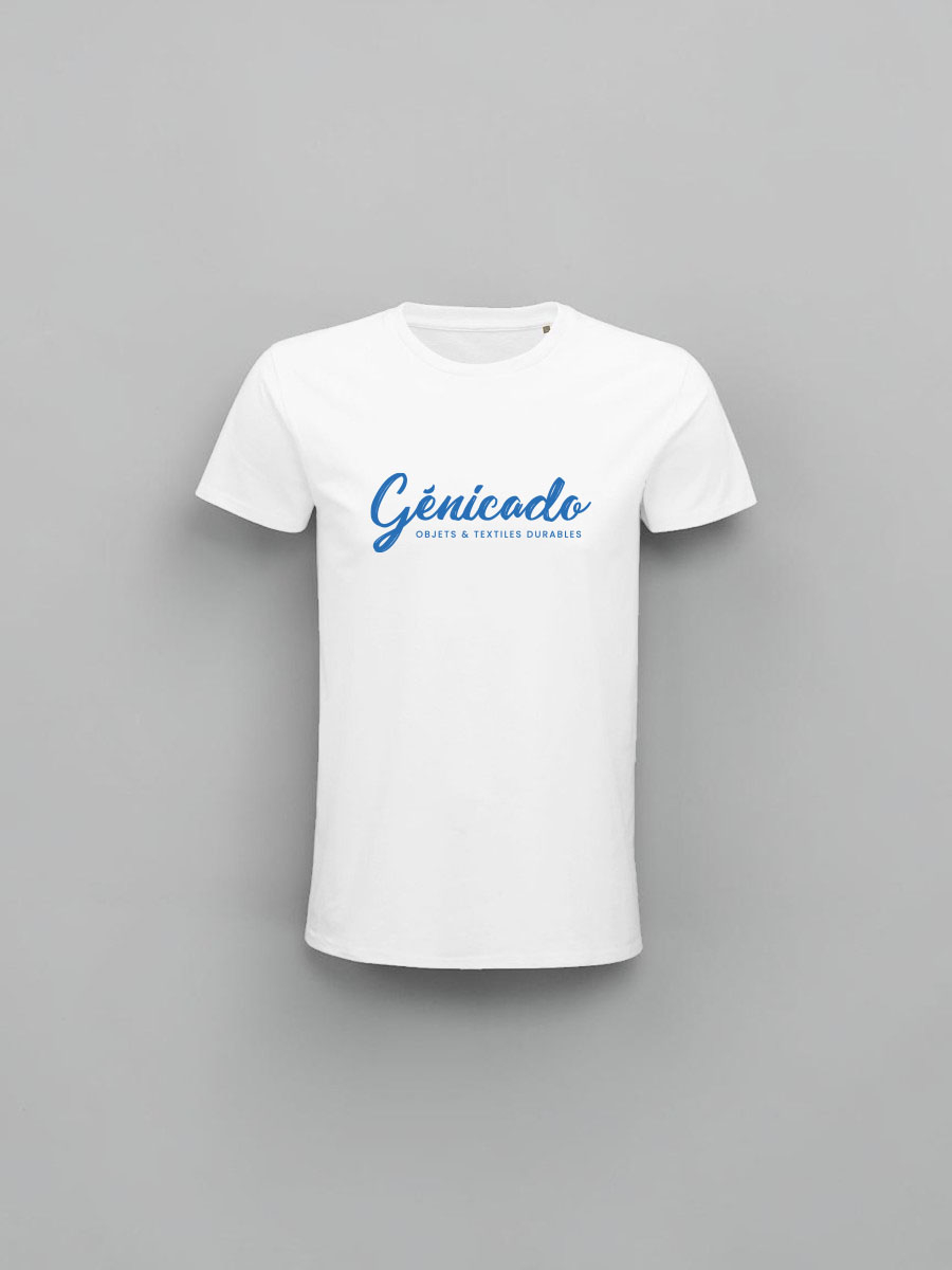 T-shirt homme en coton jersey, coupe ajustée à col rond et manches courtes