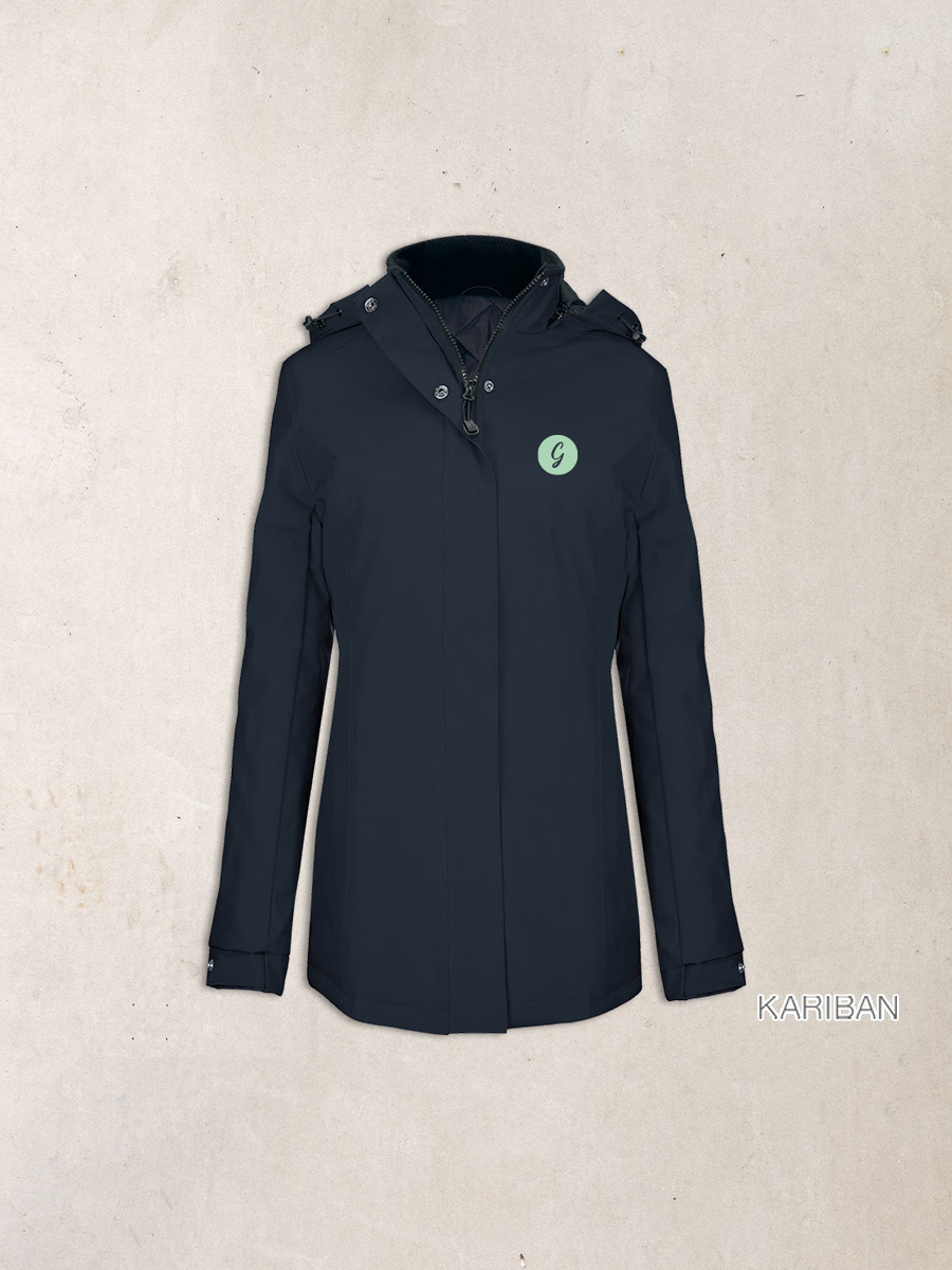 Parka femme personnalisable