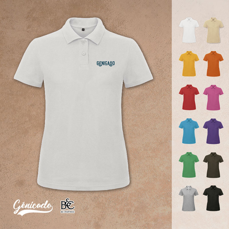 Polo cintré femme 180g/m² doux et agréable