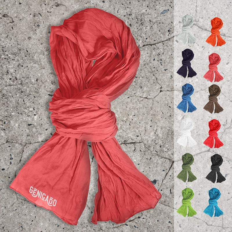 Foulard chèche en coton 12 coloris