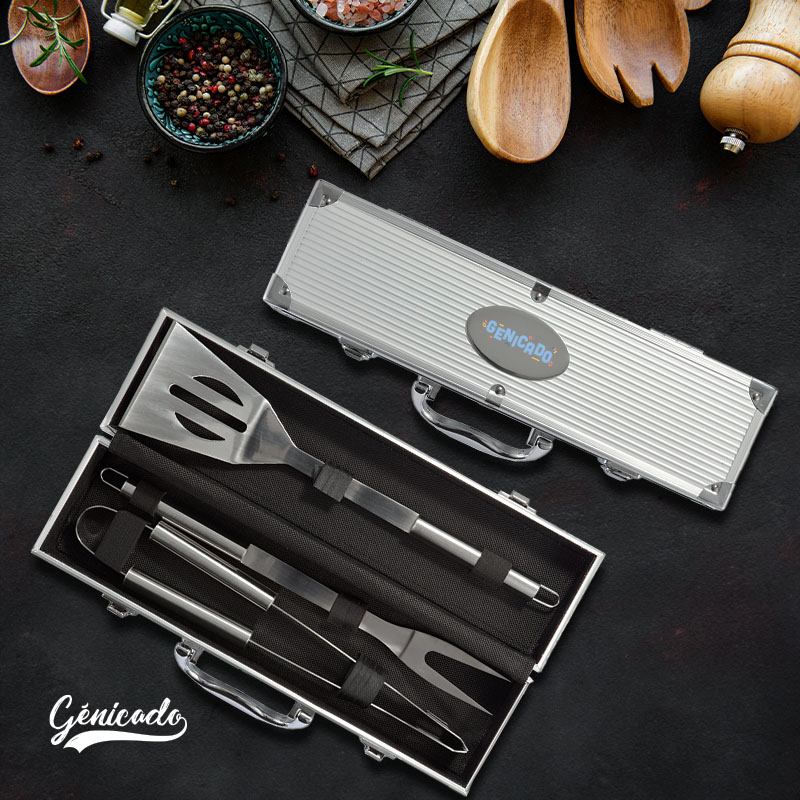Coffret cadeau barbecue de 3 pièces