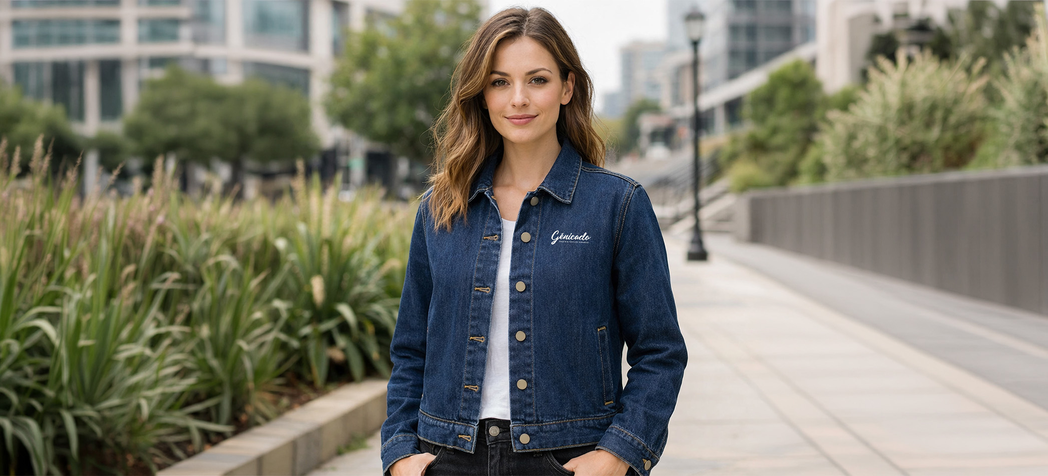Veste en jean personnalisée
