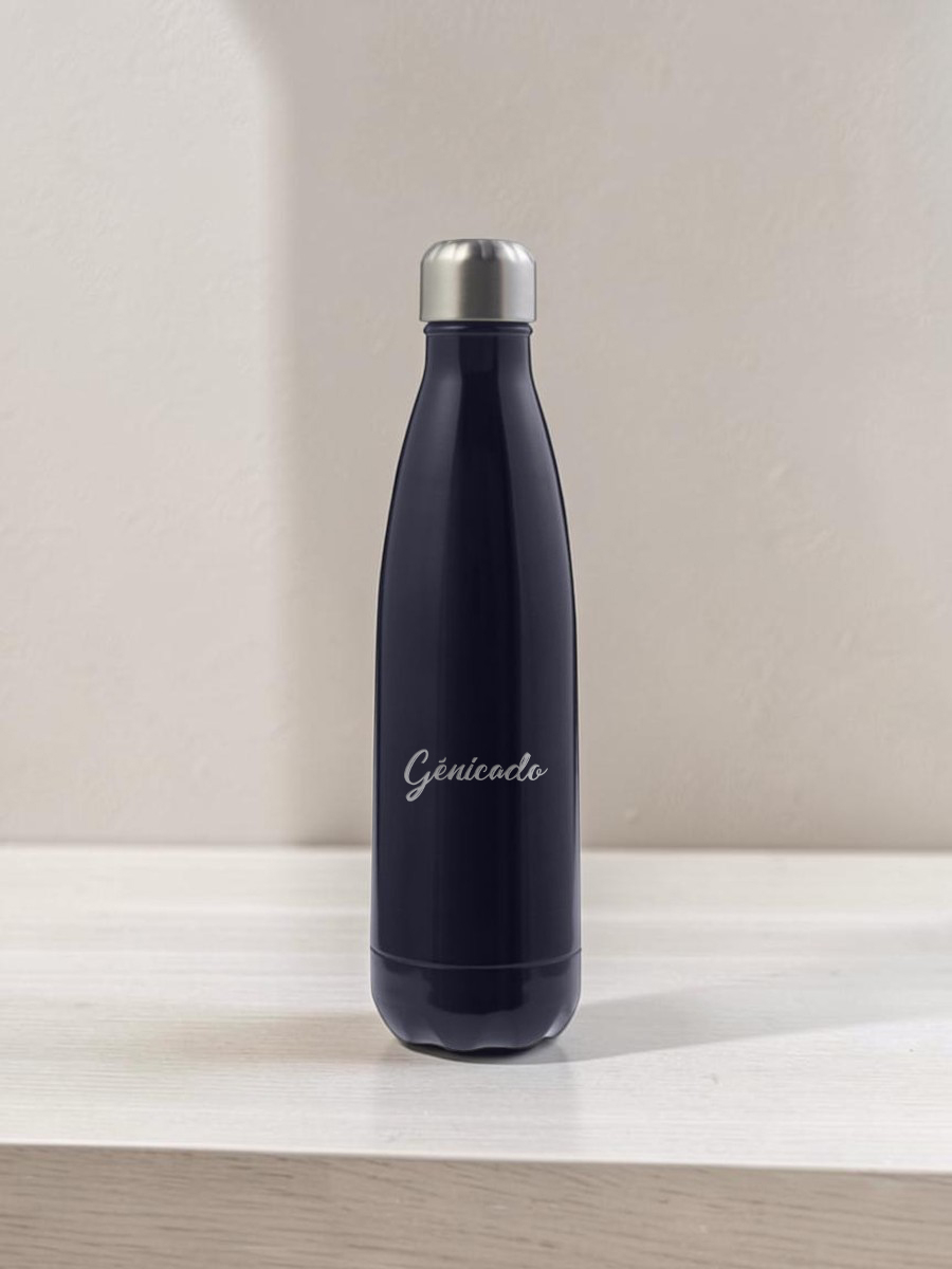 Gourde publicitaire simple paroi acier inoxydable