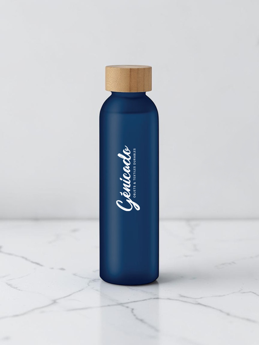 Bouteille en verre dépoli 500ml
