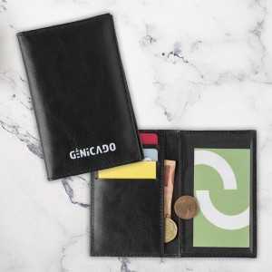 Portefeuille et porte-cartes en cuir personnalisé