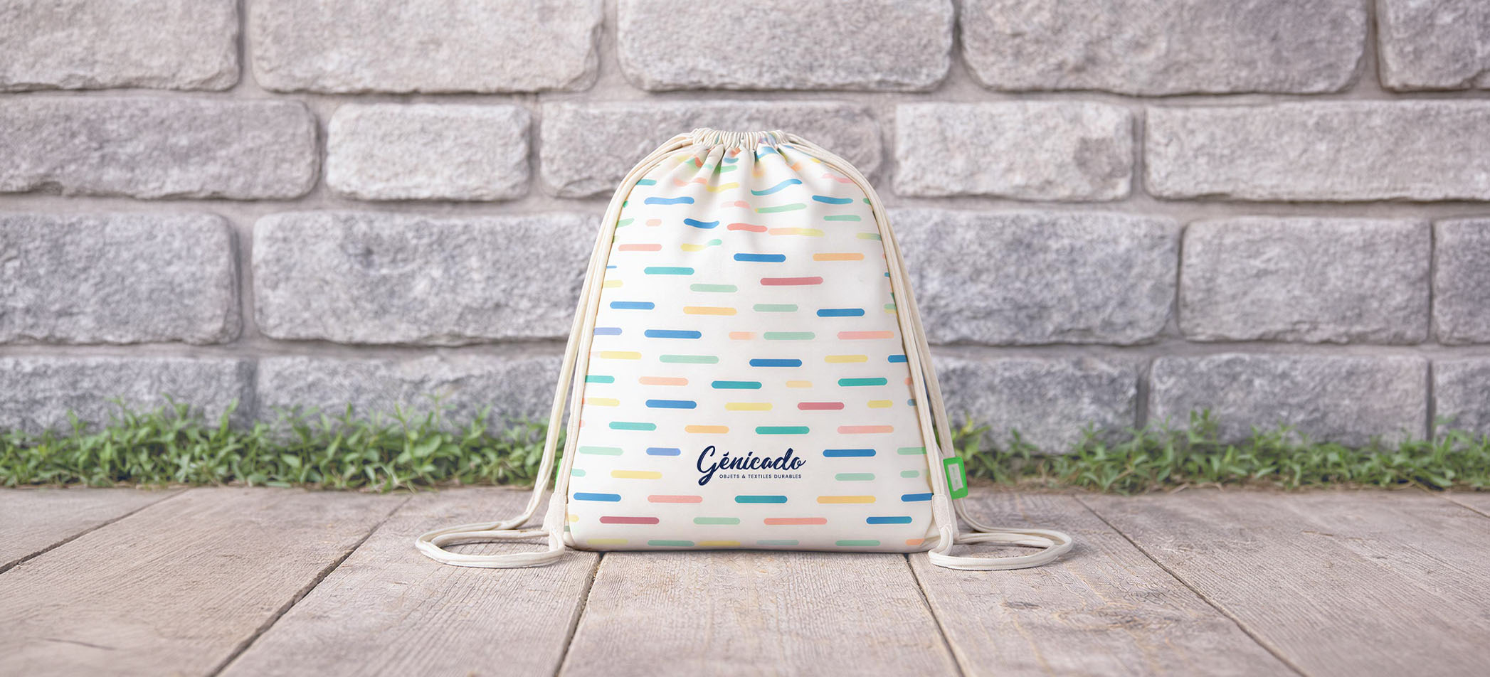 Sac à cordon publicitaire personnalisé