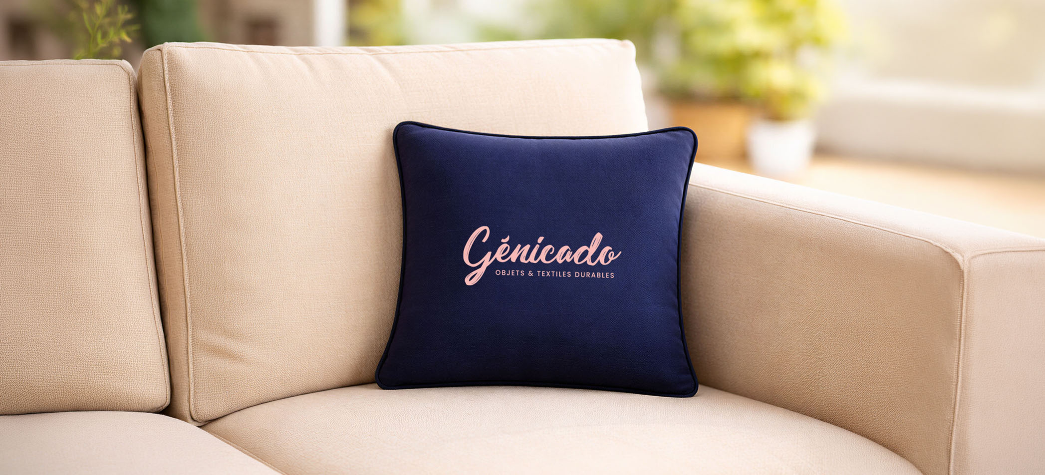 Coussin publicitaire