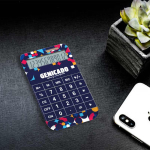 Calculatrice 12 chiffres à double alimentation personnalisée