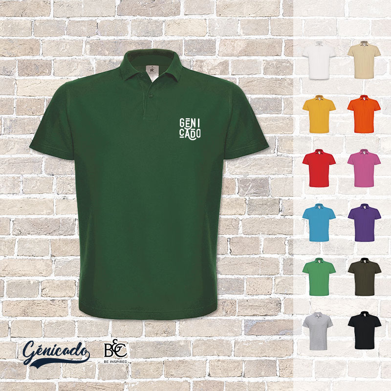 Polo pas cher homme 180g/m² en coton