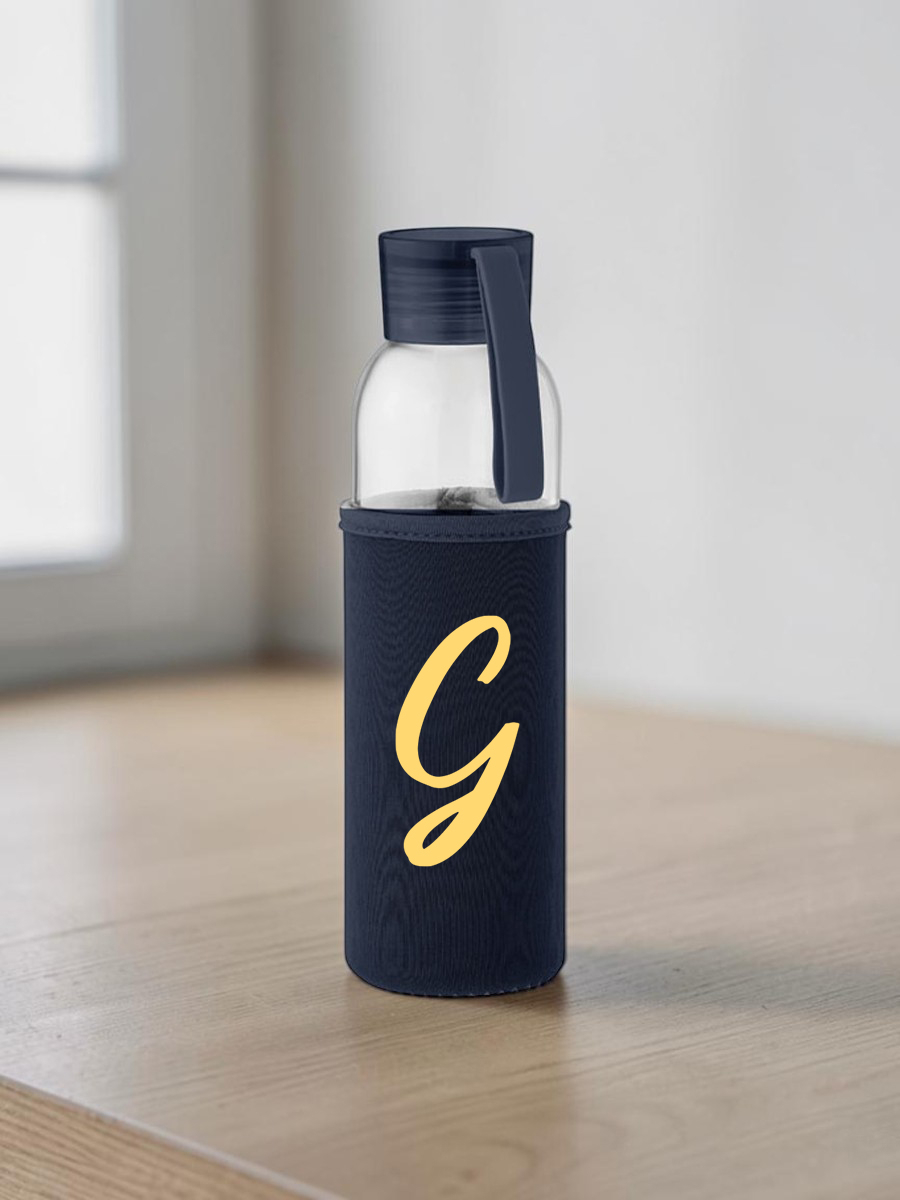 Bouteille d'eau en verre recyclé 500 ml