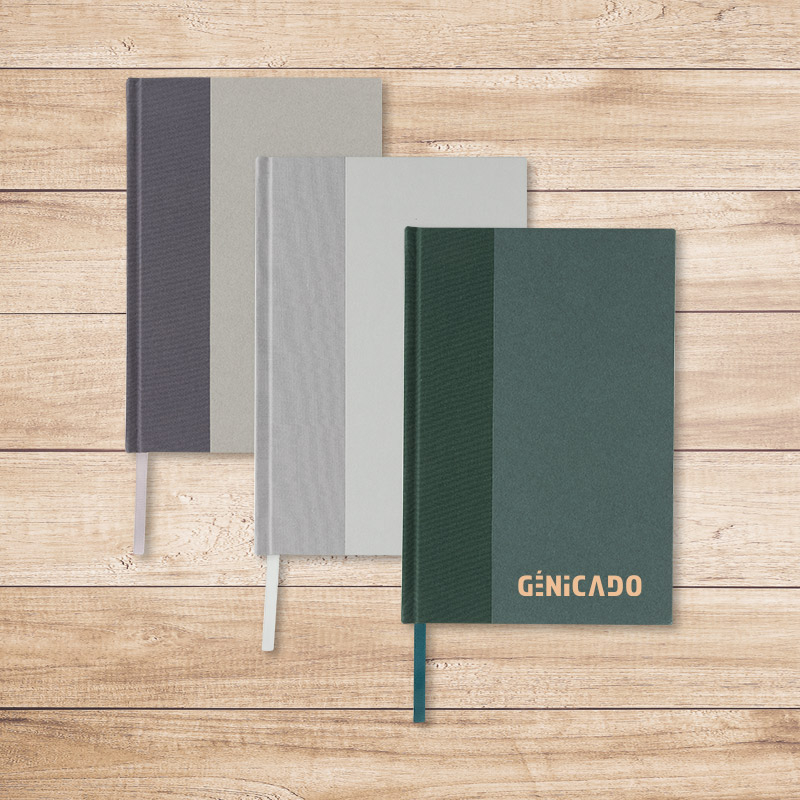 Carnet A5 personnalisé en Kraft et rPET certifié GRS