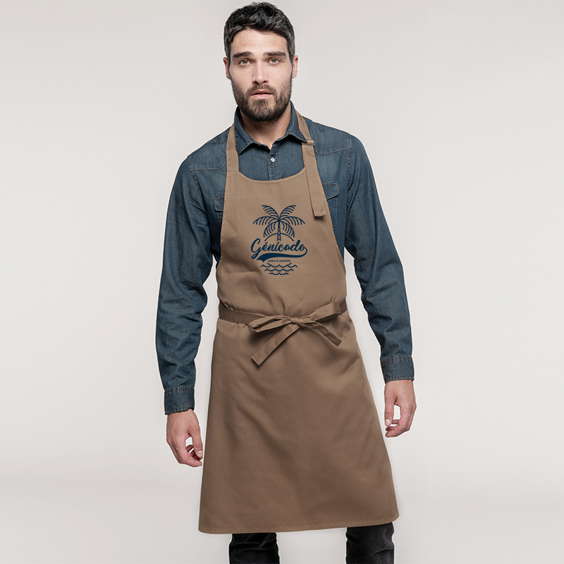 Tablier de cuisine publicitaire polycoton