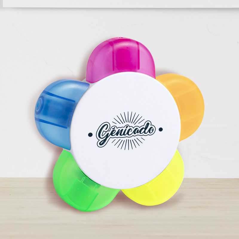 Surligneur en forme de fleur