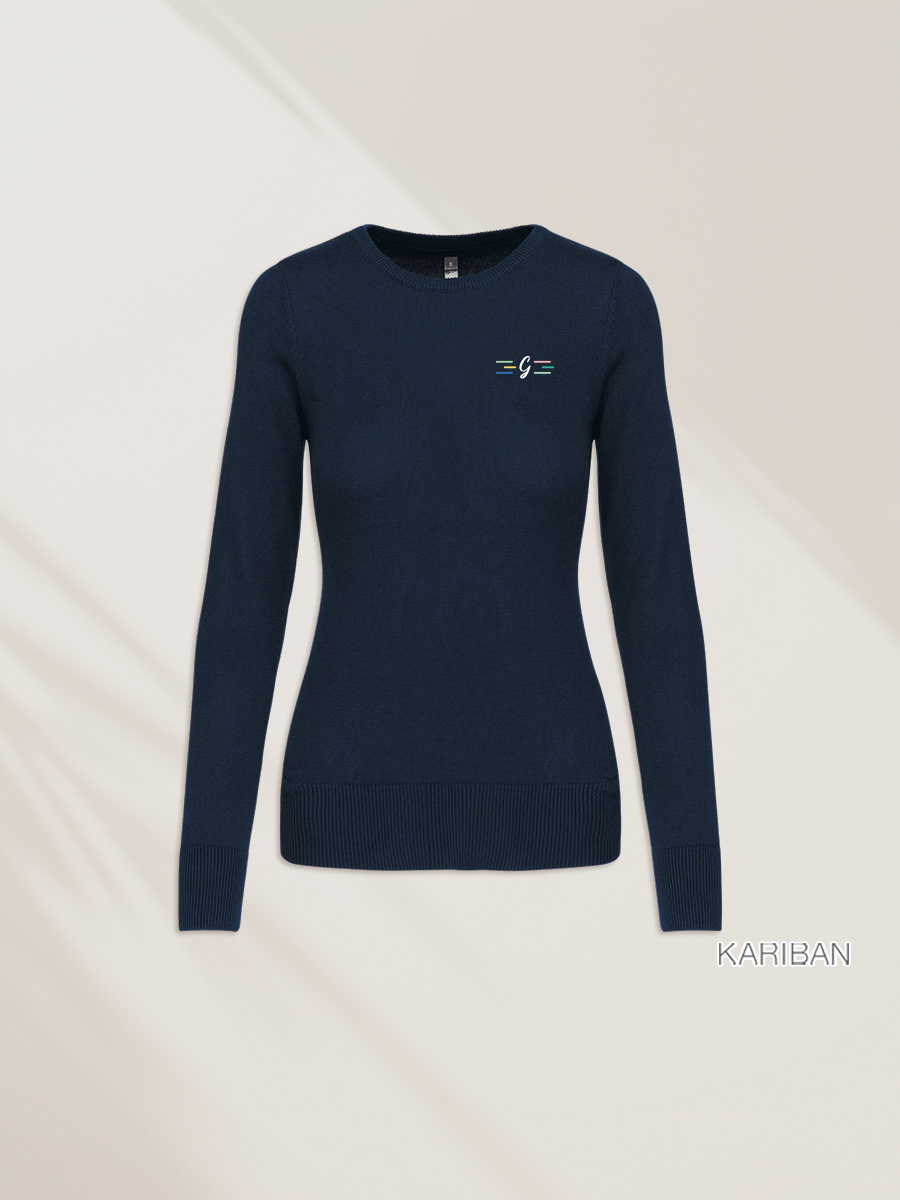 Pull col rond pour femme