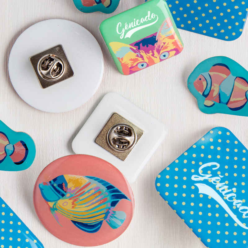 Badge sur mesure en époxy